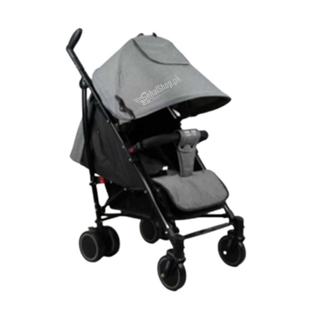 High Quality Beautiful Design Black Color Baby Pram Stroller Ergonomically designed to ensure your baby is always comfortably supported Sehalshop.pk