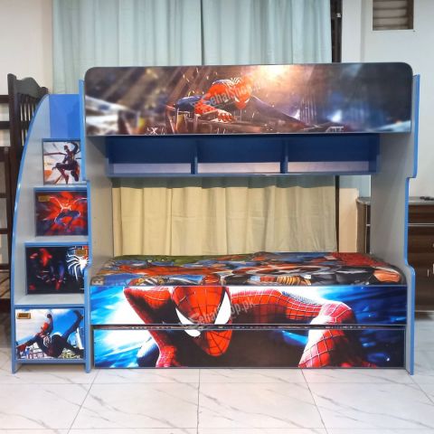 Spiderman Bunk Bed For Boys