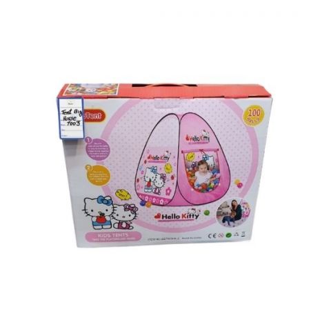 Hello Kitty Play Tent House With Soft Balls