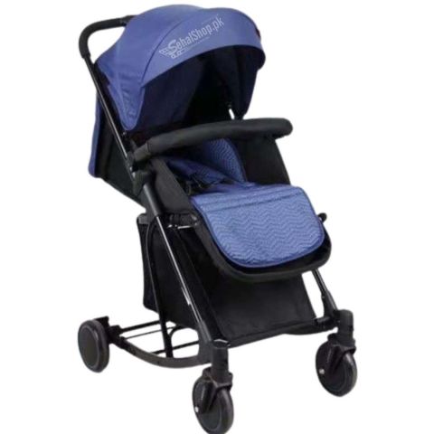 Black & Blue Newborn Baby Stroller-Pram 