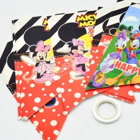 Mickey Mouse Birthday Party Banner