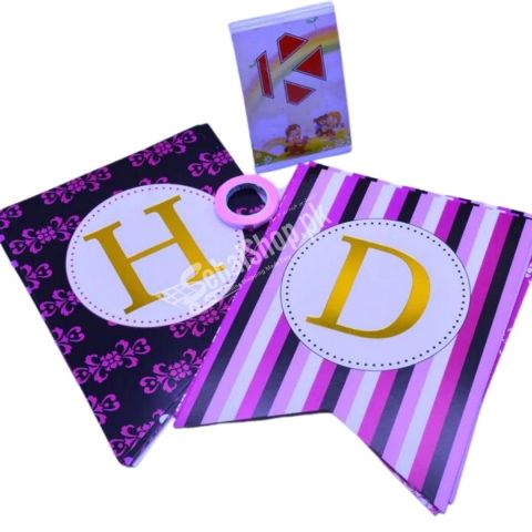 Happy Birthday Letter Banners
