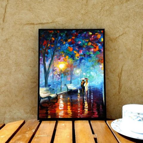 Couple Art Wooden Wall Hanging Frame