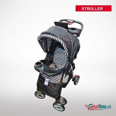 High Quality Black Color Baby Stroller 