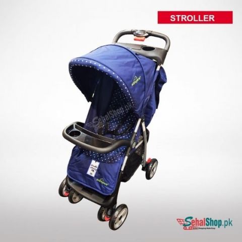 High Quality Baby Stroller With Tray-Blue