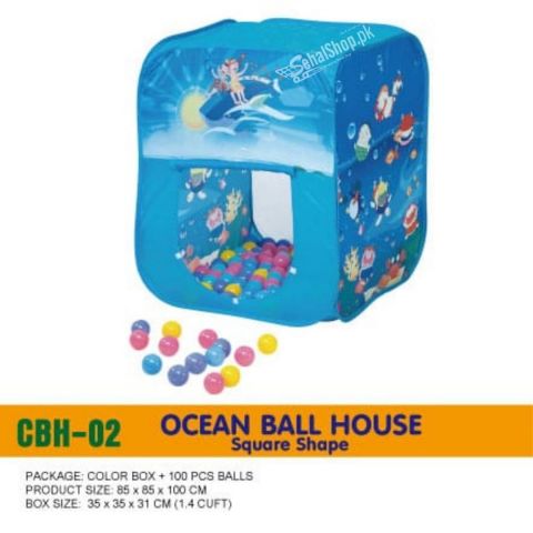 Kids Ocean Ball House Square Shape