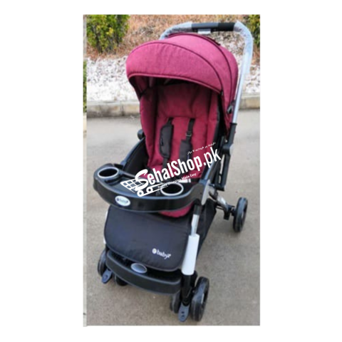 Red And Black Premium Quality Best Design Baby Stroller Travel Pram