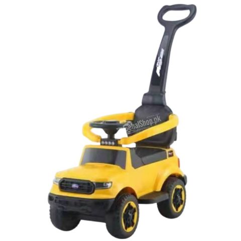Yellow Baby Push Car With Music And Lights
