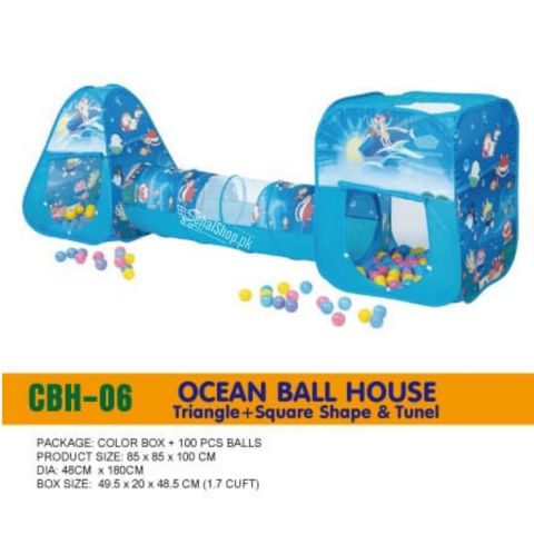3 in 1 Ocean Ball Tent House