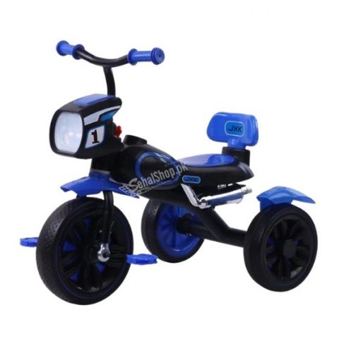 Blue And Black Tricycle For Kids 
