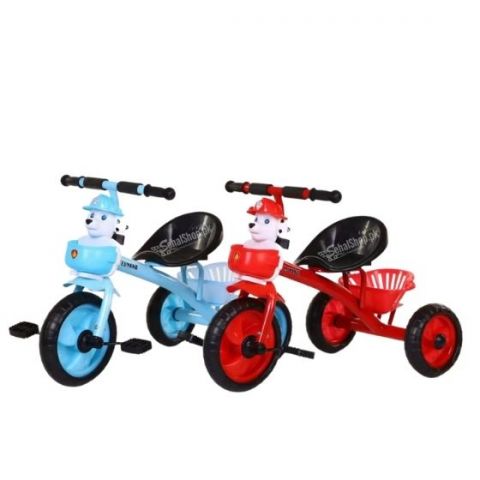 Blue & Red Tricycle For Kids