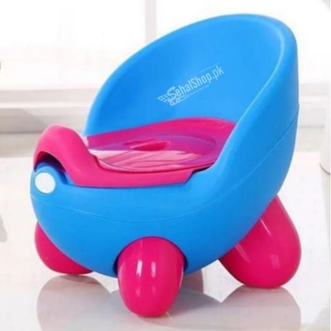 Blue And Pink Baby Commode Seat Potty Seat