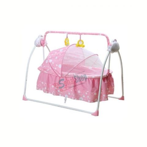 Baby Electric Cradle With Mosquito Net 