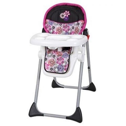 Pink Flower Baby High Chair 