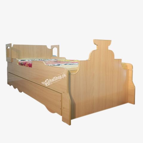 Beautiful Train Design High Quality Kids Double Bed