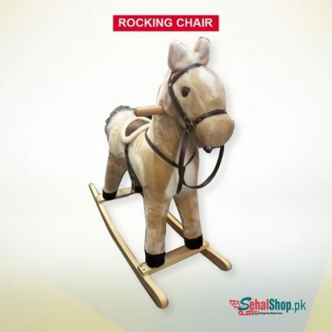 Ride-On-Horse Brown Rocking Chair/Rocking Horse 