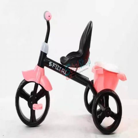 Pink And Black Kids Tricycle