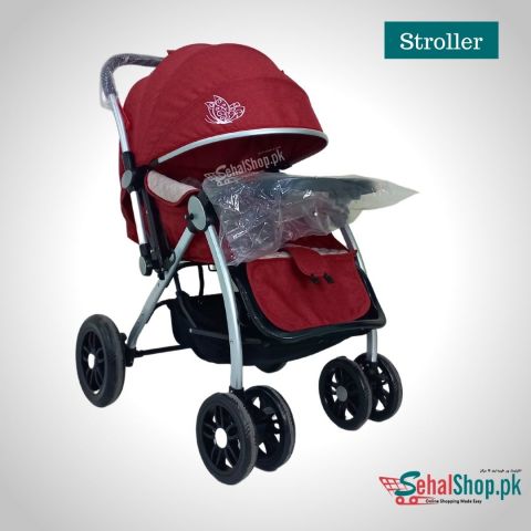 Red And Black Premium Quality Best Design Baby Travel Stroller