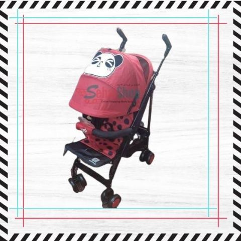 Red Color Baby Stroller 