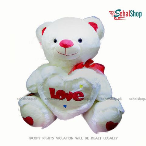 Beautiful Soft Teddy Bear Gift Stuffed Toy - 2.5 Feet