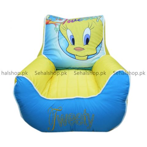 Yellow & Blue Tweety Sofa BeanBags