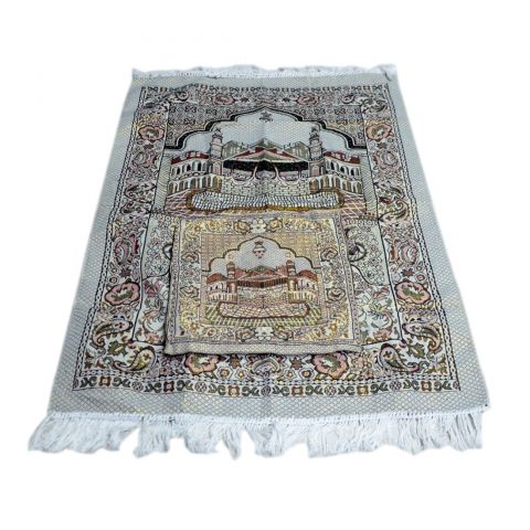 Beautiful Mosque Design Janamaz/Prayer Rug with Bag Packing