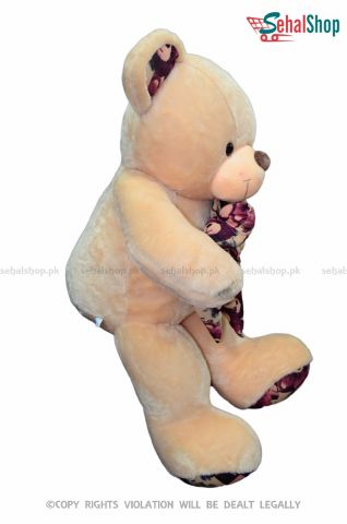 Giant Big Lovely Soft Cuddling Teddy Bear Sepia Color Stuffed Toy - 3.25 Feet