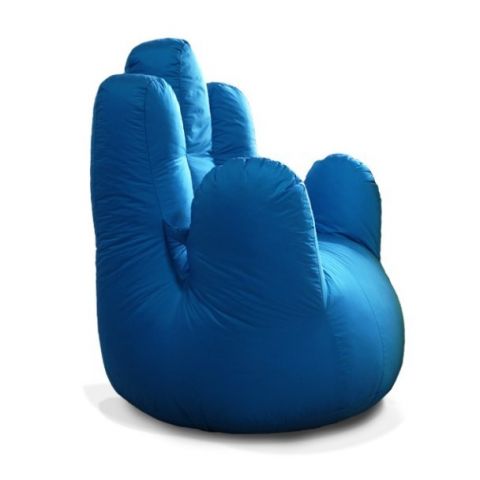 Blue Hand Sofa Beanbag-Medium