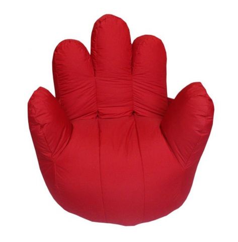 Red Hand Sofa Beanbag -Medium