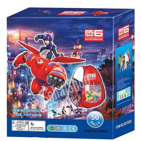 Big Hero 6 Play Tent House With 50 Soft Balls