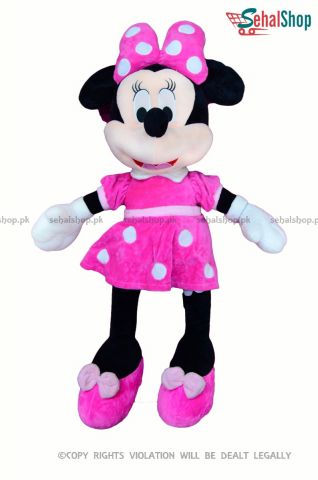 Minnie Mouse Pink Stuffed Toy - 28 Inches