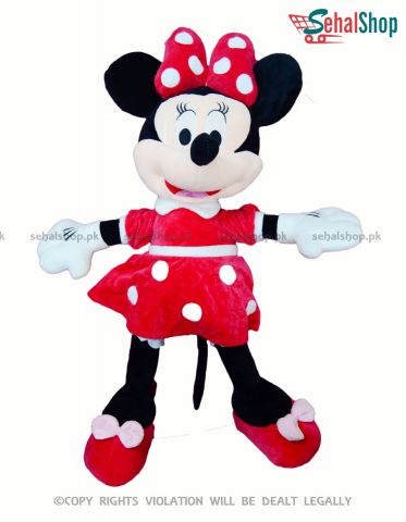 Minnie Mouse Red Stuffed Toy - 28 Inches