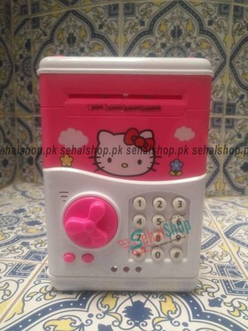 Kids Mini ATM Machine / Deposit box-Pink