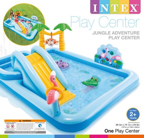 Adventure Play Centre Swimming Pool(8’5”X7’1”X2’9”) Inches 