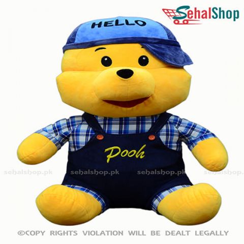 Pooh Stuffed Toy Blue Wear-2 Feet