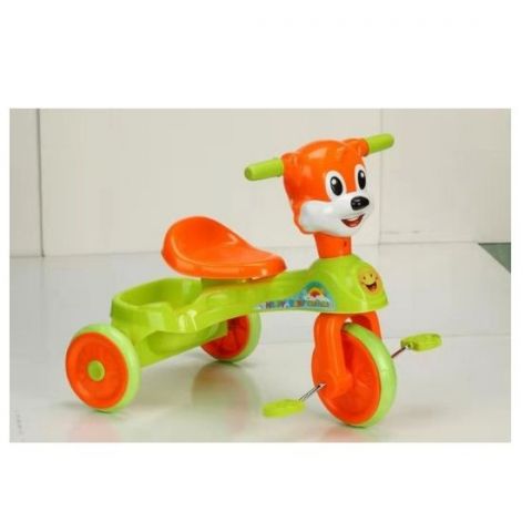 Green And Orange Happy Baby Kids Tricycle