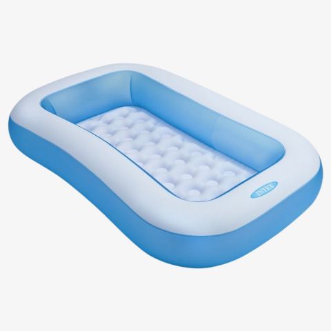 Intex Blue Swimming Pool For Kids(65.5" X 39.5" X10")Inches