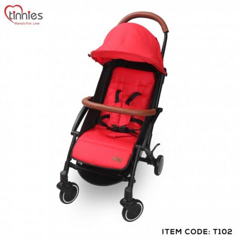Tinnies Red Baby Stroller 