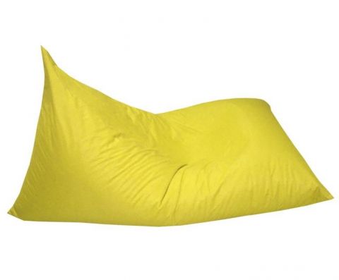 Yellow Triangle Large Beanbag