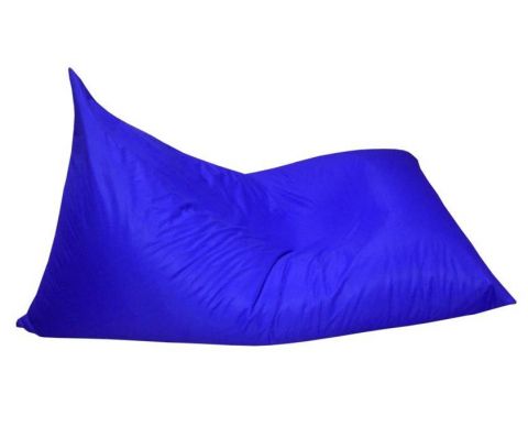 Blue Triangle Large Beanbag