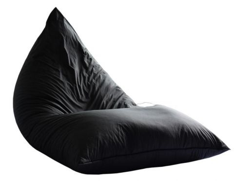 Black Triangle Large Beanbag