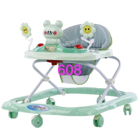 Happy Land Baby Push Walker With Flowers Smile 