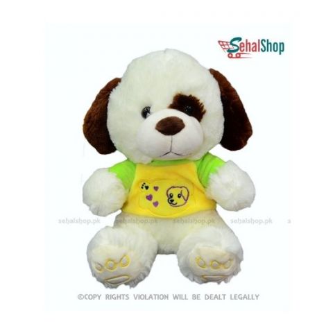Fluffy Cute Puppy Stuffed Toy - 1.5 Feet
