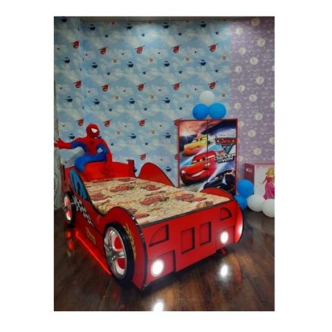 Beautiful Design Cars Red Bed/Kids Bed-Lighting 