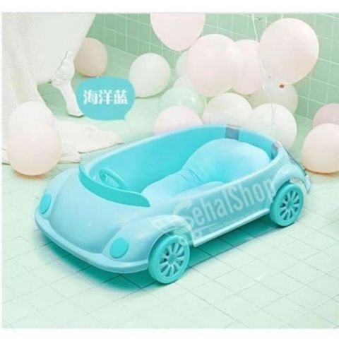 Blue Car Baby Bather For Kids
