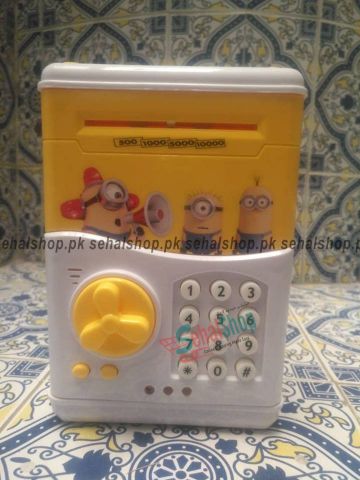 Kids Mini ATM Machine / Deposit box-Yellow