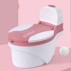 Pink And White Baby Commode Seat