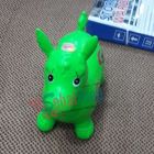 Green Kids Jumping Horse