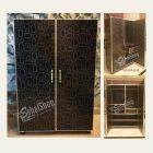 Stylish 2 Door Wooden Wardrobe 